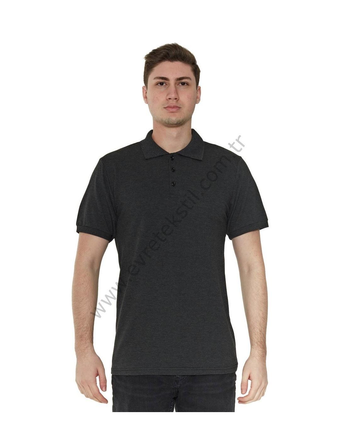 Gri Polo Yaka Tshirt