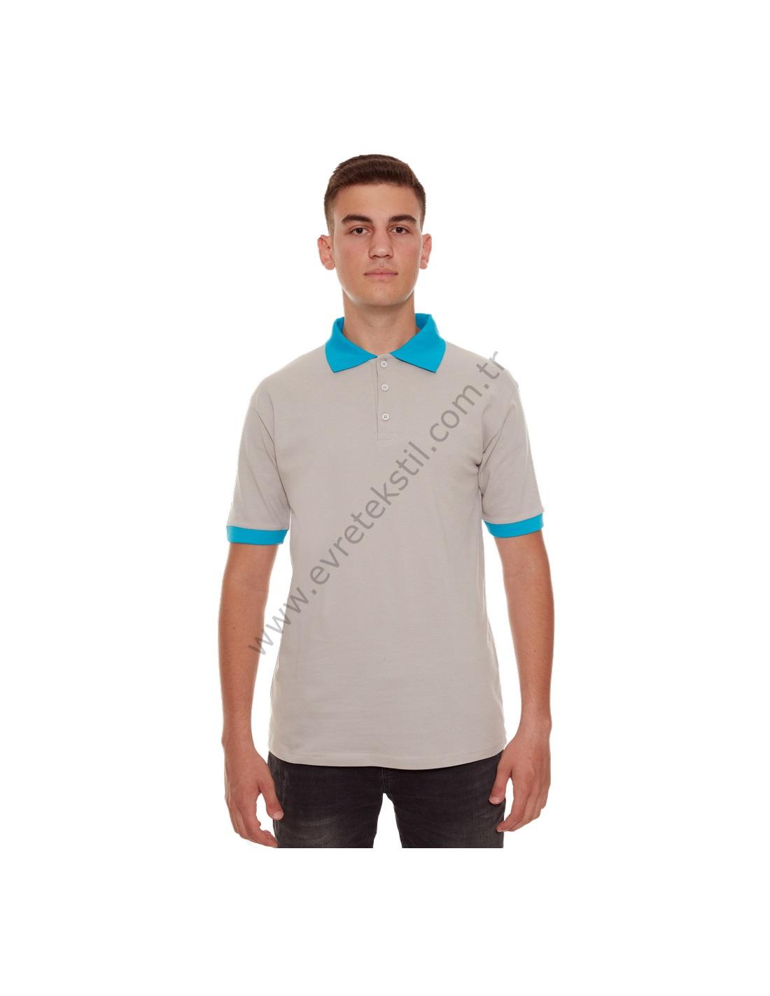 Mavi Yaka Polo T-shirt